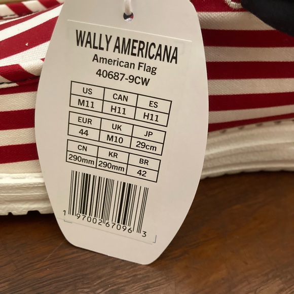 Hey Dude Red, White, and Blue Star Sneakers - Picture 5 of 5